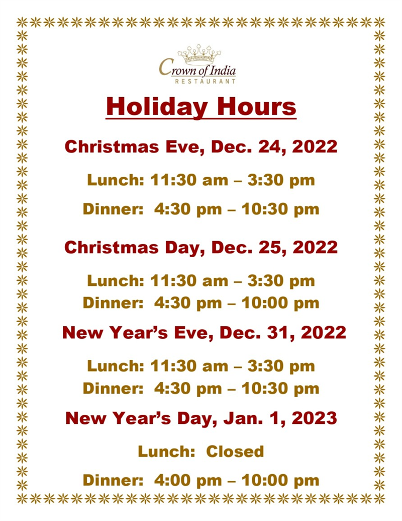 Events from Sunday, December 3 – Saturday, December 24, 2022